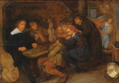 Tavern Interior with Musicians by David Ryckaert